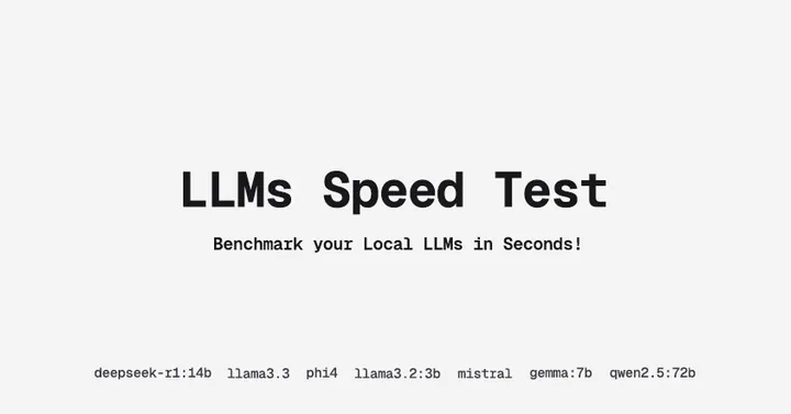 Snappy's title card, listing the local models it benchmarks