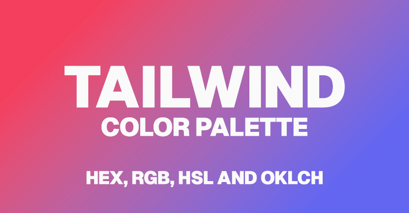Tailwind Color Palette